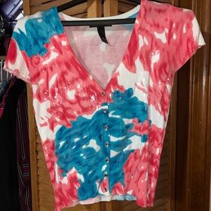 INC cropped sweater.